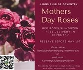 Lions Club Mothers Day Roses