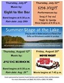 Summer Stage by the Lake