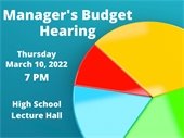 Manager's Budget Hearing