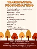Thanksgiving Food Donations