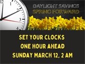 Daylight Savings Time 3/12
