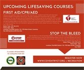 CPR, First Aid and Stop the Bleed Classes